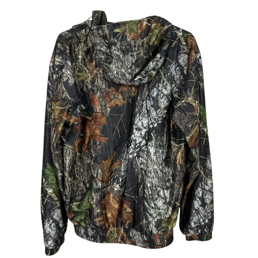 Gear Coleman Forest Camo Tactical Hooded Lightweight Hunting Jacket Men's Size M